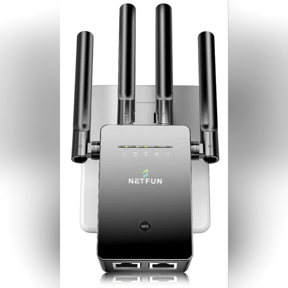 2022 Upgraded Netfun WiFi Extender Signal Booster
